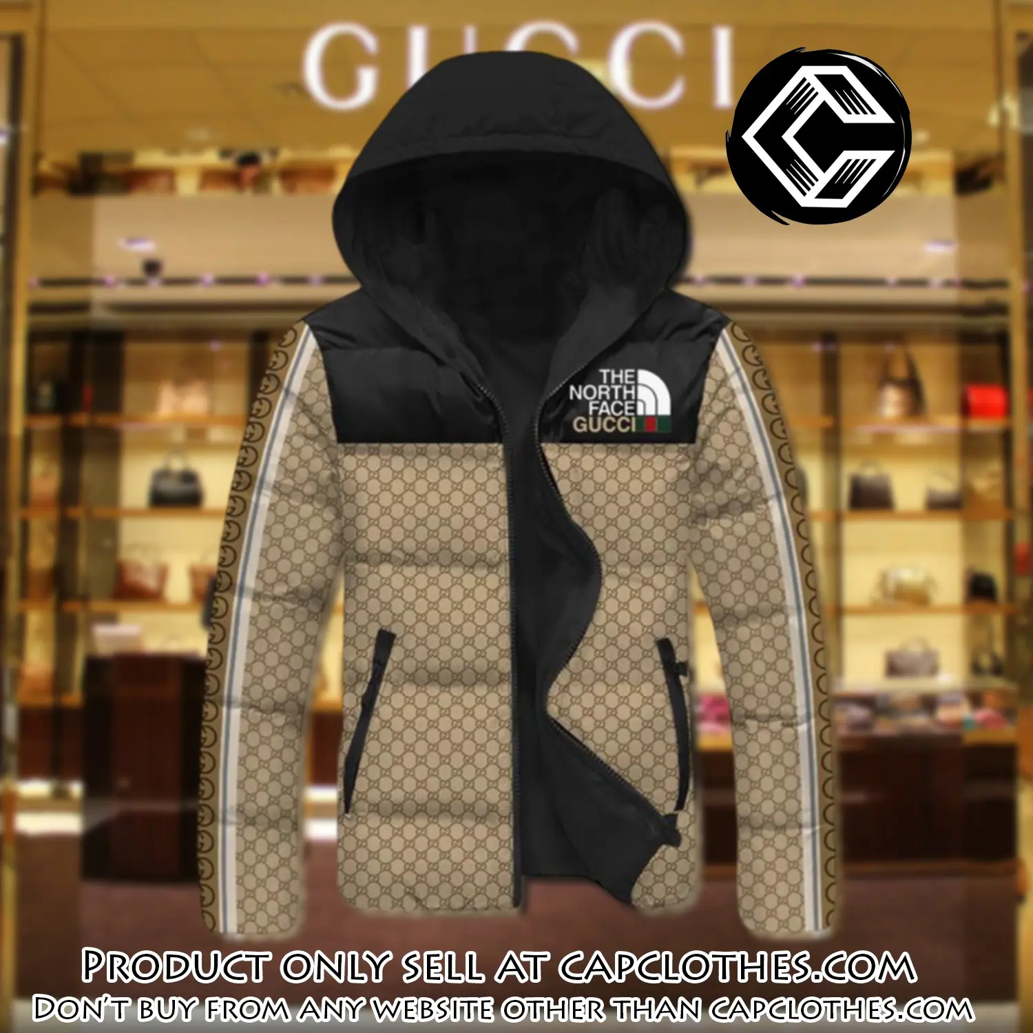 Gucci downfilled coat ultralight down jacket outdoor jacket warm outwear dfj1004 cc0100991